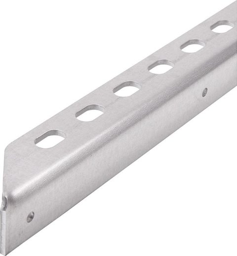 Allstar Performance Slotted Angle Aluminum Support Braces ALL23124 Body Brace, Aluminum, Slotted, Angle, .125 in. Thickness, 1.00 in. Width, 72 in. Length, Each