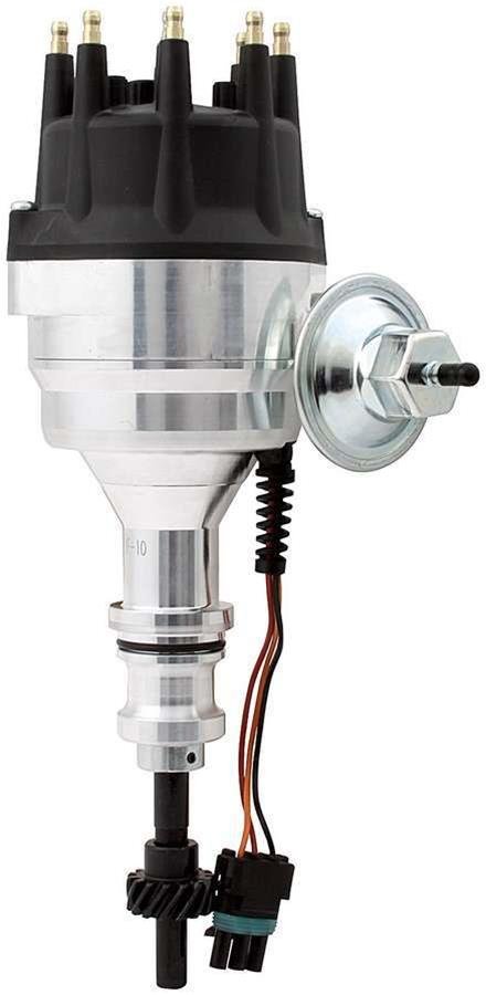 Allstar Performance Ready-to-Run Distributors ALL81240 Distributor, Male HEI, Magnetic Pickup, Mechanical Advance, Vacuum Advance, Black Cap, Ford, Small Block, Each