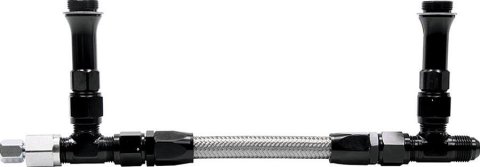 Allstar Performance Fuel Lines ALL26166 Feed Line, Holley, Natural, Stainless Steel, 7/8-20 in. Outlet, Male Threads, Each