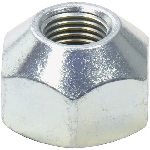 Allstar Performance Lug Nuts ALL44103 Nut, Conical Seat, 12mm x 1.25 RH, 45 Degree, Steel, Zinc Plated, Set of 10