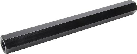 Allstar Performance Aluminum Suspension Tubes ALL56711 Threaded Tube, Tube, Hex, 3/4-16 in. Thread, Aluminum, Black Anodized, 11.0 in. Length, Each