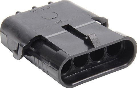 Allstar Performance Weatherpack Connector Housings ALL76295 Wiring Replacement Parts, Weatherpack, Housing, 4 Pin, Male, Each