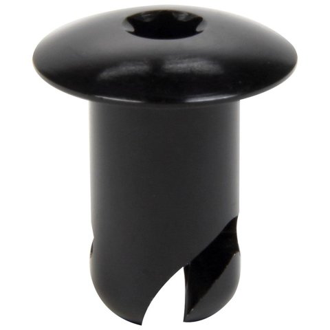 Allstar Performance Oval Head Button Fasteners ALL19179 Fasteners, Oversized Allen Head, 7/16 in x .500 in, Aluminum, Black, Set of 50