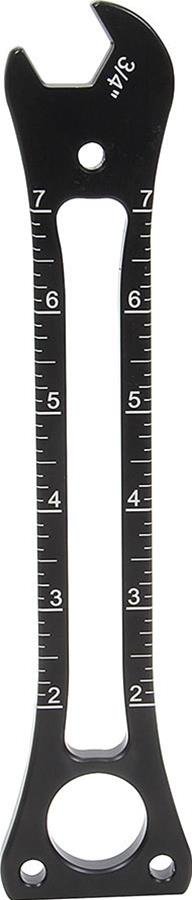 Allstar Performance Wheelie Bar Wheel Wrenches ALL11195 Wrench, Adjusting, 3/4 in. Size, Open End, 9 in. Length, Aluminum, Blue Anodized, Each