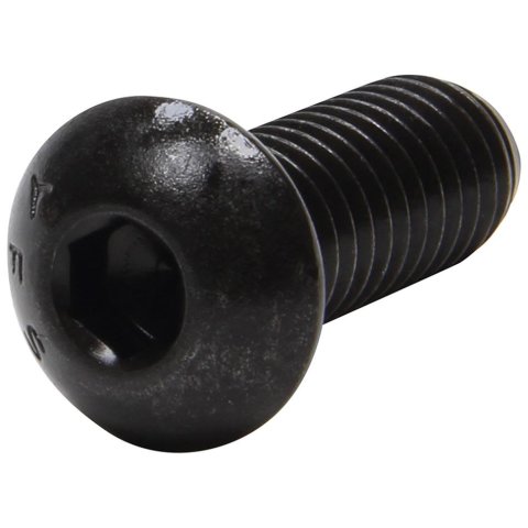 Allstar Performance Button Head Bolts ALL16946 Bolt, Head, Steel, Black, 3/8 in.-16 Thread, 1.000 in. Underhead Length, Set of 10
