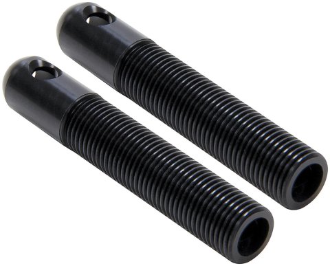 Allstar Performance Replacement Hood Pins ALL18495 Pin Components, Pins, Aluminum, Black, 0.50 in. Diameter, Pair