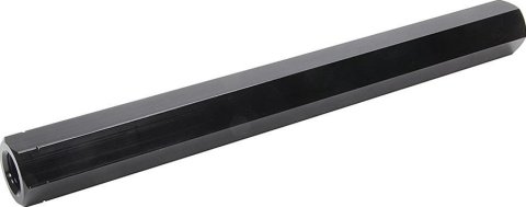 Allstar Performance Aluminum Suspension Tubes ALL56710 Threaded Tube, Tube, Hex, 3/4-16 in. Thread, Aluminum, Black Anodized, 10.0 in. Length, Each