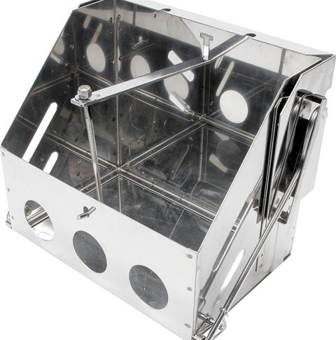 Allstar Performance Stainless Steel Drop-Out Battery Boxes ALL76105 Box, Steel, Natural, 10.500 in. Length, 7.000 in. Width, 9.500 in. Height, Each