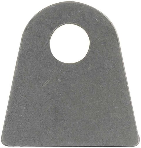 Allstar Performance Chassis Tabs ALL60005 Tabs, Mild Steel, 0.125 in. Thick, 0.500 in, Hole, Set of 4