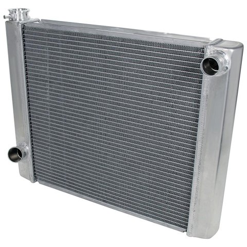 Allstar Performance Aluminum Radiators ALL30021 Radiator, Aluminum, Natural, 24 in. Wide, 19 in. High, Ford, Mopar, Each