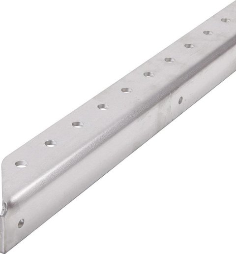Allstar Performance Aluminum Angled Stock ALL23138 Fabrication Component, Stock, Aluminum, Natural, 1 in. Width, 1 in. Height, 66 in. Length, Each