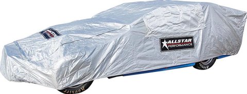 Allstar Performance Car Covers ALL23306 Vehicle Cover, Custom-fit, Polyester, Silver, Each