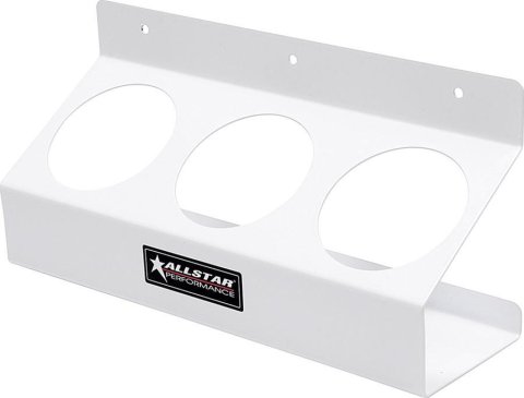 Allstar Performance Aerosol Can Holders ALL12201 Garage and Trailer Organizers, Holders, Steel, White, Three Cans Capacity, Each
