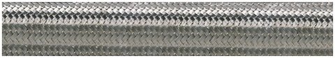 Allstar Performance Power Steering Hoses and Lines ALL48275-6 Hose , Stainless Hose -10, 6 ft Long
