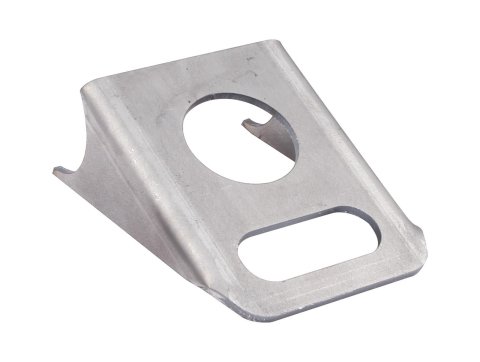 Allstar Performance Steering Column Brackets ALL52122 Mount, Steel, Bare, 4.000 in. Length, 3.187 in. Width, Each