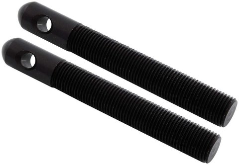Allstar Performance Replacement Hood Pins ALL18511 Pins, Aluminum, Black Anodized, 1/2 in. Diameter, Pair