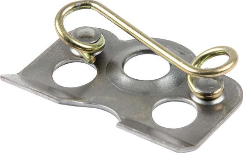 Allstar Performance Quick-Turn Fastener Mounting Brackets ALL19361 Brackets, Weld-On, 1 3/8 in. Spring, 0.0625 in. Thick Steel, Set of 10