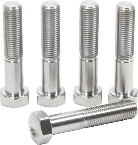 Allstar Performance Fastener Hardware Assortments ALL17032 kit includes (5) 3/8 in-24 x 1-7/8 in hex head titanium bolts