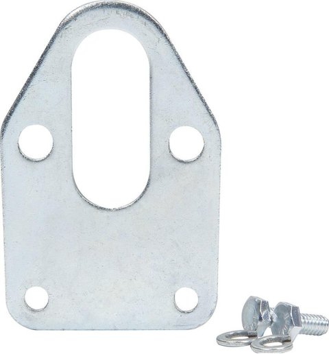 Allstar Performance Fuel Pump Mounting Plates ALL40254 Plate, Steel, Clear Zinc Plated, Chevy, Small Block, Each