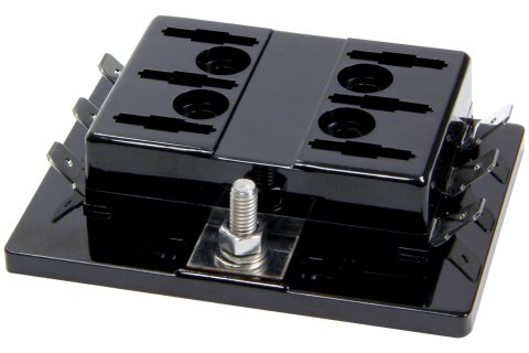 Allstar Performance Fuse Blocks ALL76180 Block, 6 Circuit, ATO/ATC Style, Each