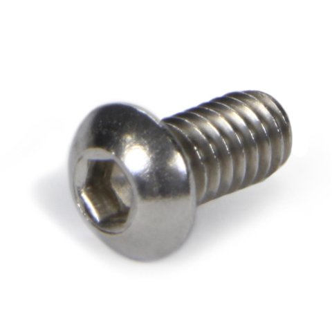 Allstar Performance Button Head Bolts ALL16924 Bolt, Head, Stainless Steel, Natural, 1/4 in.-20 Thread, 0.500 in. Underhead Length, Set of 25