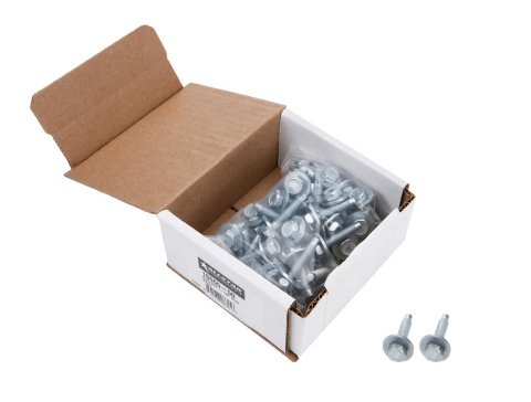 Allstar Performance Body Bolts ALL16555-50 Fasteners, Bolts, Hex Head, 1/4 in.-20 Thread Size, 1.125 in. Length, Steel, Silver, Set of 50