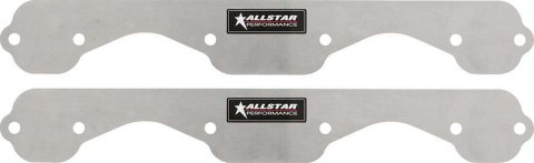 Allstar Performance Exhaust Block-Off Plates ALL34212 Block Off Plate, Aluminum, Exhaust, Chevy, Small Block, Pair