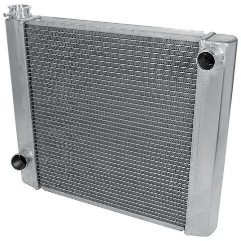 Allstar Performance Aluminum Radiators ALL30020 Radiator, Aluminum, Natural, 22 in. Wide, 19 in. High, Ford, Mopar, Each