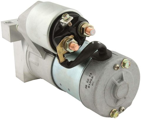 Allstar Performance High-Torque Gear Reduction Mini Starters ALL80525 Starters, Starters, 153/168-tooth, Standard Rotation, Inline Mounting, Chevrolet, Small Block, Each