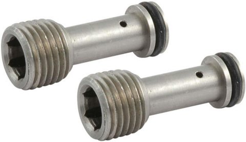 Allstar Performance Oil Restrictors ALL90071 Restrictors, .055 in ID, Steel with Allen Head, Chevrolet, Small Block V8, Bowtie Block, Pair