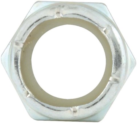 Allstar Performance Nylon Locking Hex Nuts ALL16073-10 Nuts, 7/16-20 in Threads, Thin with Insert, Set of 10