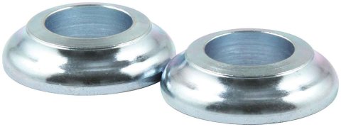 Allstar Performance Tapered Spacers ALL18570 Spacers, Steel, 0.740 in. to 0.995 in. Outside Diameter, 0.500 in. Inside Diameter, 0.250 in. Length, Pair