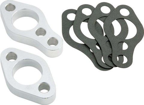 Allstar Performance Water Pump Spacers ALL31073 Spacer Kit, Pump, Aluminum, Natural, 1/2 in. Thick, Chevy, Small Block, Kit