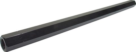 Allstar Performance Aluminum Suspension Tubes ALL56706 Threaded Tube, Tube, Hex, 3/4-16 in. Thread, Aluminum, Black Anodized, 6.0 in. Length, Each