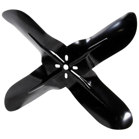 Allstar Performance 4-Blade Steel Fans ALL30099 Fans, Mechanical, 4-Blade, Clockwise Rotation, Steel, Black, 19.00 in. Diameter, Each