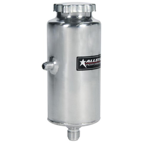 Allstar Performance Power Steering Reservoirs ALL36121 Tank, Aluminum, Natural, Round, Each