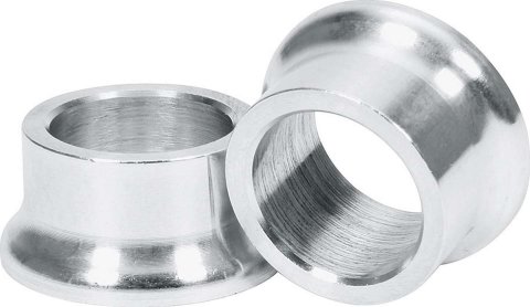 Allstar Performance Tapered Spacers ALL18598 Spacers, Aluminum, 0.825 in. to 0.995 in. Outside Diameter, 0.625 in. Inside Diameter, 0.500 in. Length, Pair