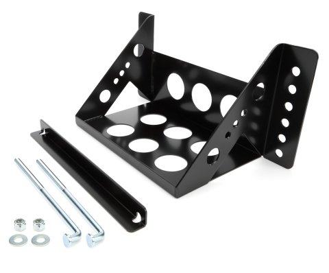 Allstar Performance Battery Boxes ALL76103 Box, Steel, Black, 11.000 in. Length, 7.000 in. Width, Bolt-on, Each