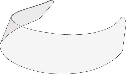 Allstar Performance Dirt Windshields ALL23240 Windshield, Track Style, Polycarbonate, Tinted, .118 in. Thickness, 4.25 in. Height, 30 in. Length, Each