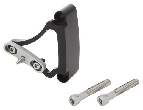 Allstar Performance Adjustable Timing Pointers ALL90024 Pointer, Billet Aluminum, Black Anodized, Adjustable, 7.25 in. Balancer, Chevy, Small Block, Each