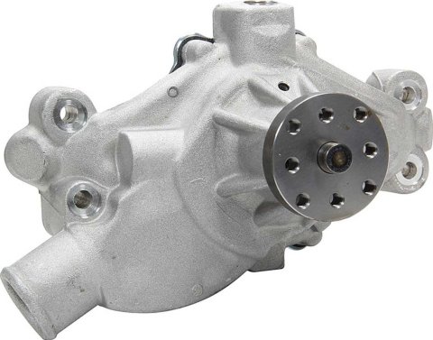 Allstar Performance Water Pumps ALL31100 Pump, Mechanical, Short, Aluminum, Natural, Chevy, Small Block, 5/8 in. Shaft, Each