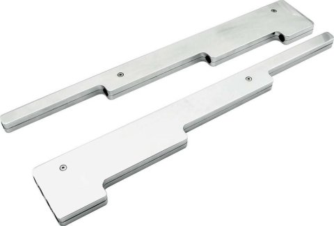Allstar Performance Wire Separator Sets ALL81340 Ignition Looms and Separators, Aluminum, Polished, Clamp-In, Chevrolet, Kit