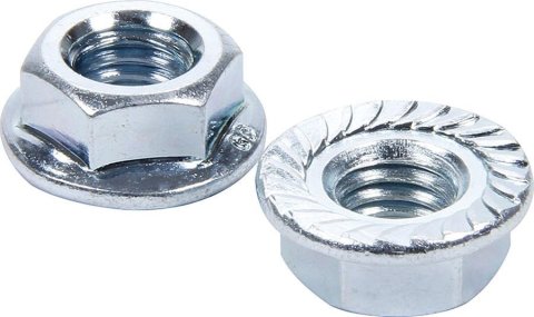 Allstar Performance Nuts ALL16043-10 serrated flange nuts, 7/16 in-14. 10-pack.