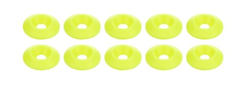 Allstar Performance Countersunk Washers ALL18698 Hardware, Washer Fluorescent Yellow 10pk