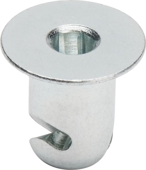 Allstar Performance Flush Head Self-Ejecting Button Fasteners ALL19117 Quick Fasteners, Button, Hex Head, Aluminum, Cadium Plated, 0.44 in. Shank Diameter, 0.50 in. Shank Length, Set of 10