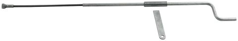 Allstar Performance Brake Bias Adjusters ALL42070 Adjuster, Crank-Style, Short, 25 in. Length, 3/8-24 in. Right Hand Thread, Each