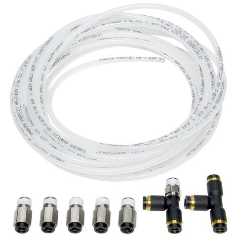 Allstar Performance Deluxe Nylon Brake Line Kits ALL48018 Lines, Nylon, 30 ft. Length, Fittings, Off-Road Use, Kit
