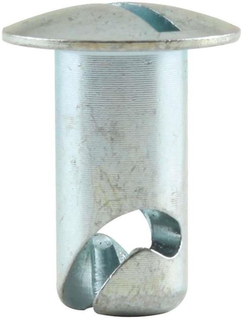 Allstar Performance Oval Head Button Fasteners ALL19215 Quick Fasteners, Button, Fastener Head, Slotted, Steel, Cadmium Plated, 5/16 in. Shank Diameter, 0.500 in. Length, Set of 50