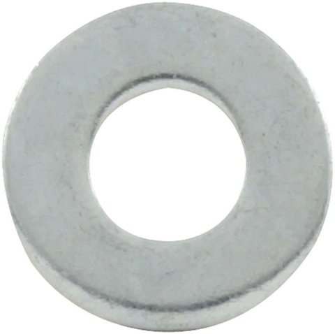 Allstar Performance Flat Washers ALL16110-25 Washers, SAE Flat, Steel, Zinc Finish, 0.250 in. I.D., Set of 25
