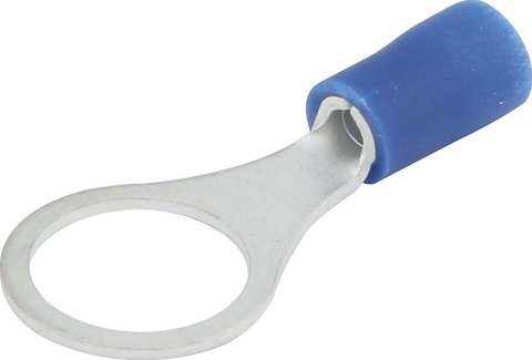 Allstar Performance Terminal Connectors ALL76046 Electrical Wiring Connectors, Tin Plated Copper, 3/8 in. Stud Ring, Male, PVC Insulated, 14-16 Gauge, Set of 20